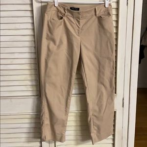 White House Black Market straight crop pants